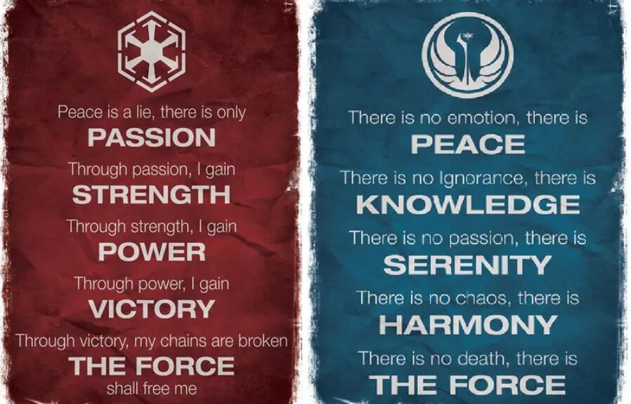 Which Code Is Better? The Sith Code Or Jedi Code?