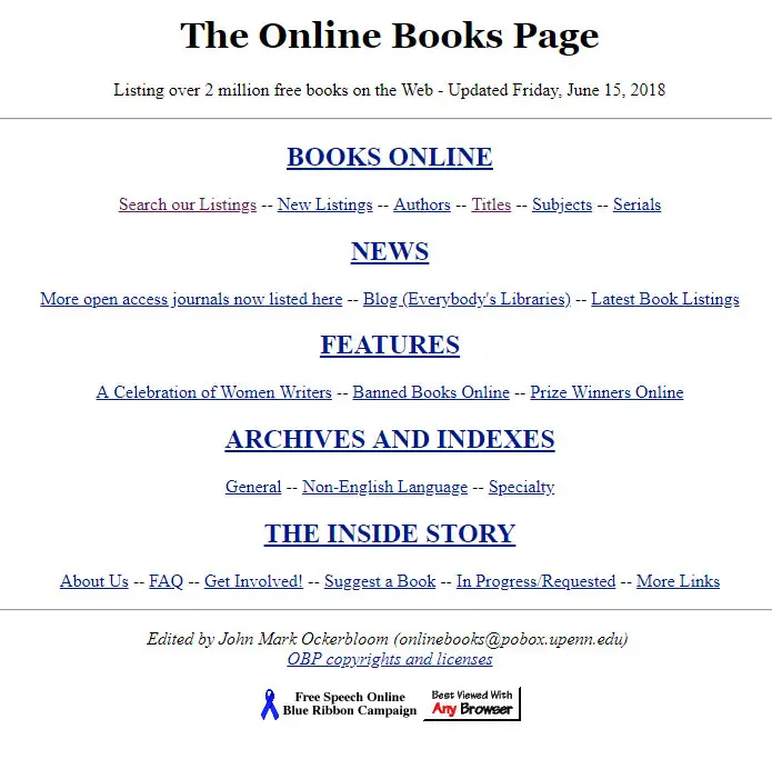 The-Online-Books-Page