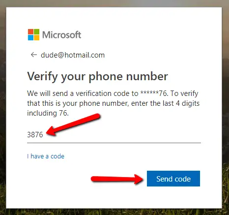 verify-phone-number-hotmail